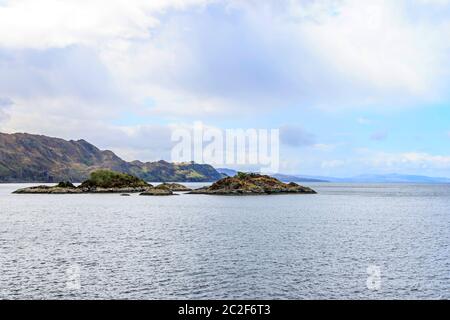 Loch Nan UAMH vue des princes cairn Inverness-shire Ecosse Banque D'Images