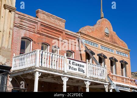 Miner's Union Hall à Virginia City, Nevada, USA Banque D'Images