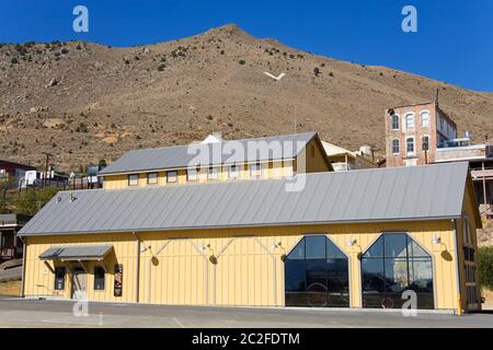 Comstock History Center à Virginia City, Nevada, Etats-Unis Banque D'Images