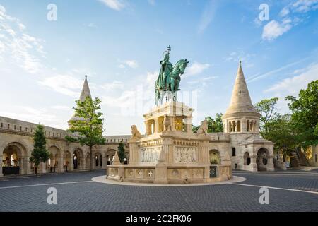 Bastion des pêcheurs à Budapest, Hongrie Banque D'Images