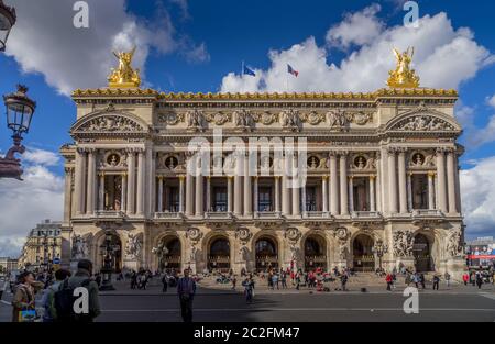 Paris, France - 15 septembre 2017 : Opéra National de Paris Grand Opéra Garnier Palace Banque D'Images