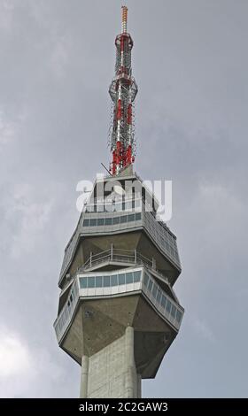 Nouvelle tour de la télévision de Belgrade Serbie Avala Banque D'Images