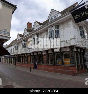 L'extérieur de l'ancien bâtiment de la Maison antique à Ipswich, Royaume-Uni Banque D'Images