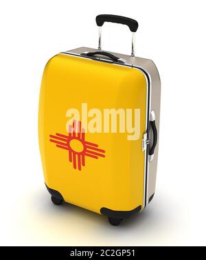 Voyage à New Mexico State (isolé avec clipping path) Banque D'Images