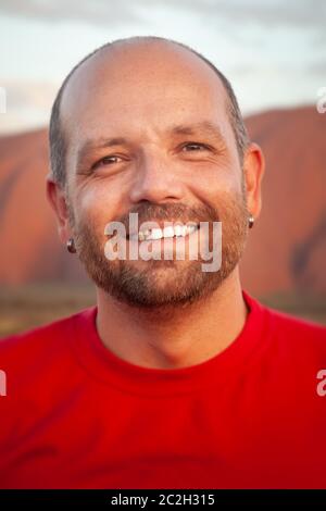 beau portrait souriant Banque D'Images