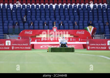 Rome, Latium, Italie. 17 juin 2020. Lors de la finale de la Coppa Italia du match de football entre SSC Napoli et FC Juventus le 17 mai 2020 au stade Olimpic de Rome.dans la photo: Credit: Fabio Sasso/ZUMA Wire/Alamy Live News Banque D'Images