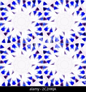 Motif Pinwheel sans couture blanc bleu foncé violet noir Banque D'Images