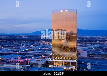 Trump Tower à Las Vegas, Nevada, États-Unis Banque D'Images