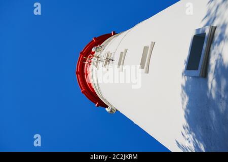 Le phare du Cap Ferret, qui surplombe la baie d'Arcachon et l'océan Atlantique, Gironde, Aquitaine, France, reconstruit en 1947 Banque D'Images