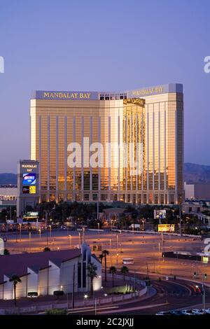 Mandalay Bay Hotel & Casino, Las Vegas, Nevada, États-Unis, Amérique du Nord Banque D'Images