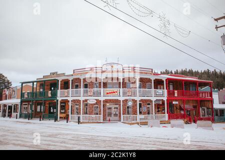 Ville de Cloudcroft au Nouveau-Mexique, États-Unis Banque D'Images