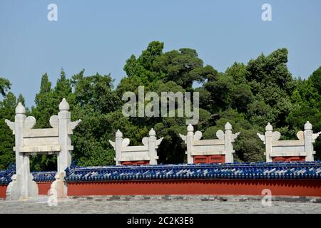 Temple du Ciel, Beijing, Chine Banque D'Images