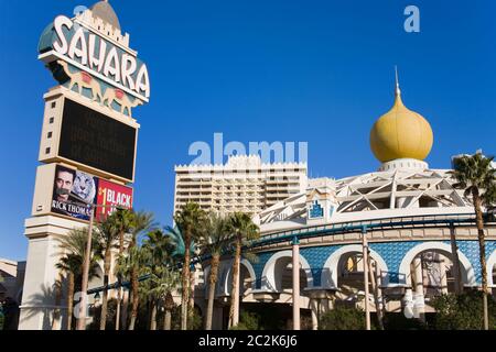 Sahara Casino, Las Vegas, Nevada, États-Unis Banque D'Images
