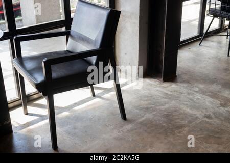 Meubles de style minimal défini dans le coffee shop, stock photo Banque D'Images