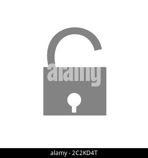 une icône de cadenas Banque D'Images