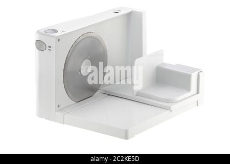 Un aliment à émincer isolated on white with clipping path Banque D'Images