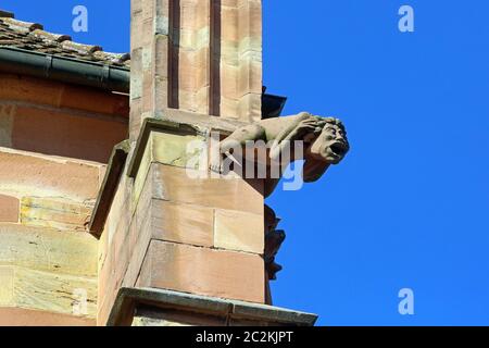 Église Saint-Pierre et Paul à Wissembourg Banque D'Images