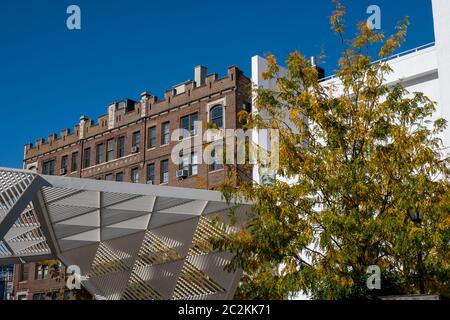 Couleur du feuillage d'automne de Greenwich Village dans Lower Manhattan Banque D'Images