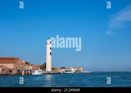 Bâtiments historiques sur l'île de Murano près de Venise, Italie. Banque D'Images