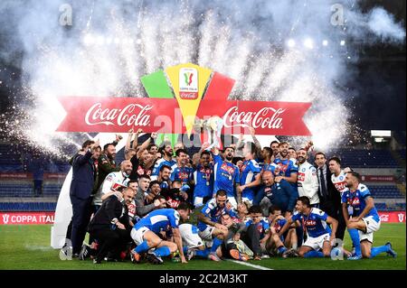 Rome, Italie. 17 juin 2020. ROME, ITALIE - 17 juin 2020 : lors du match de football final de Coppa Italia entre SSC Napoli et Juventus FC. (Photo de Nicolò Campo/Sipa USA) crédit: SIPA USA/Alay Live News Banque D'Images