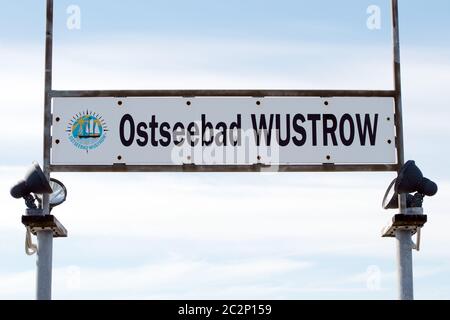 Affiche de la luette 001. Fischland Darss Zingst. Allemagne Banque D'Images