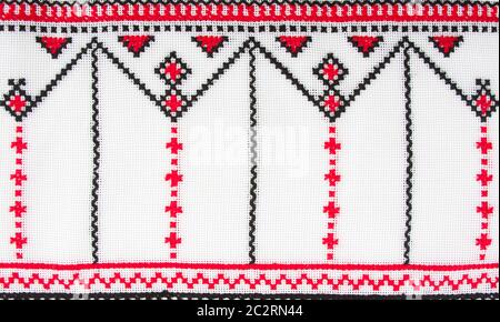 Les motifs de broderie traditionnelle ukrainienne. Utiliser pour le fond Banque D'Images