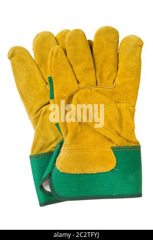 Gants de jardinage Banque D'Images