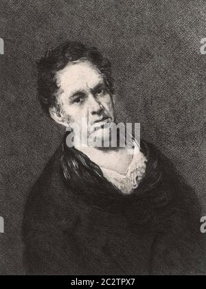 FRANCISCO GOYA (1746-1828) peintre et graveur espagnol Banque D'Images