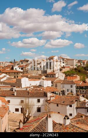 Vue panoramique sur Chinchon, un petit village espagnol près de Madrid, Espagne Banque D'Images