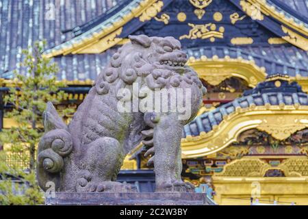 Temple Tosho-Gu, Parc Ueno, Tokyo, Japon Banque D'Images