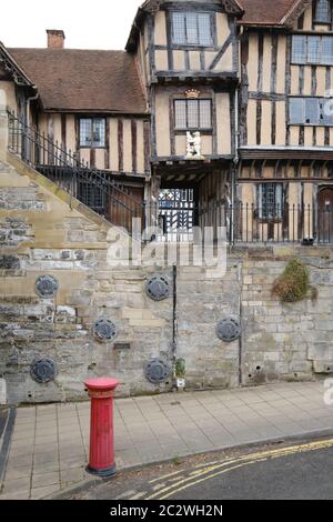 Hôpital Lord Leycester à Warwick, Royaume-Uni Banque D'Images