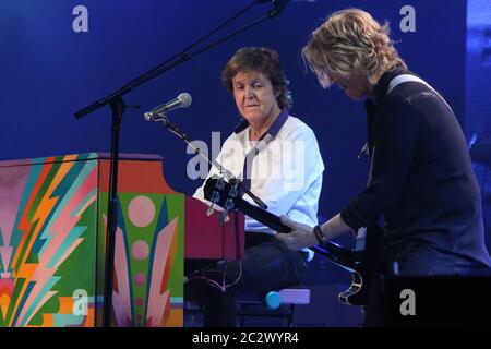 Paul McCartney 6/10/13 Brooklyn NY photo Michael Brito Banque D'Images