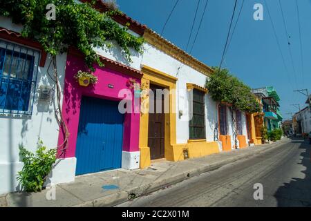 Cartagena das Indias, Bolivar, Colombie. Banque D'Images