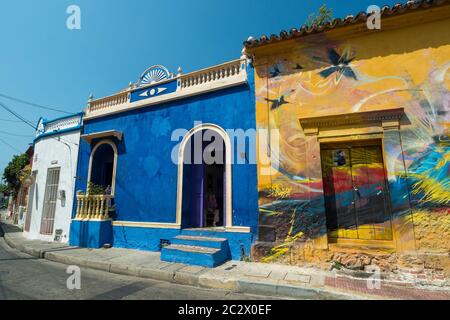 Cartagena das Indias, Bolivar, Colombie. Banque D'Images