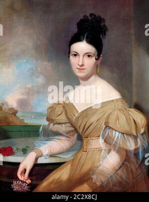 Portrait de Mme Winfield Scott - Asher Brown Durand, 1831 Banque D'Images