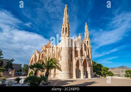 Sanctuaire de Santa Maria Magdalena, Novelda, Alicante, Espagne. Banque D'Images