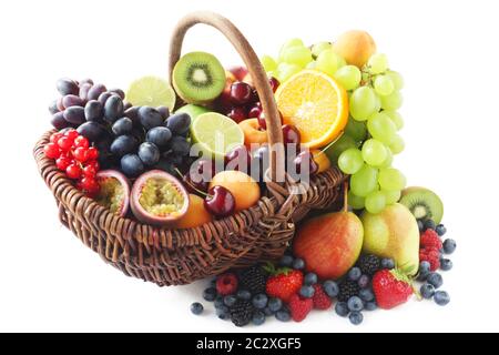 Panier de fruits Banque D'Images