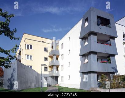 Frankfurt am main, Wohnsiedlung Goldstein-Süd, 1994-1996 von Frank O. Gehry Banque D'Images