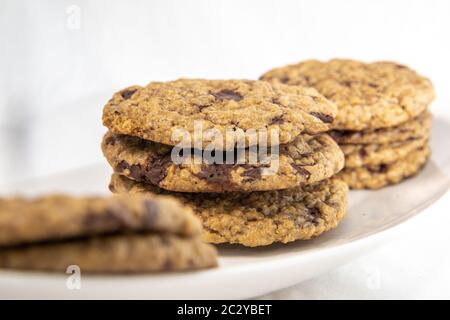 Cookies végétaliens Banque D'Images