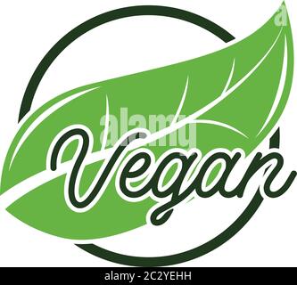 logo certifié vegan sans cruauté. illustration vectorielle Illustration de Vecteur