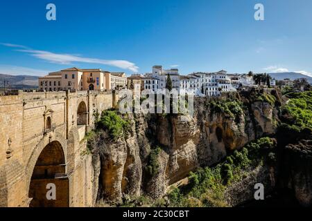 Village de montagne Ronda, Andalousie, Espagne Banque D'Images