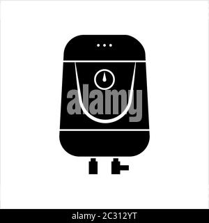 Icône geyser, Design Vector Art Illustration Illustration de Vecteur