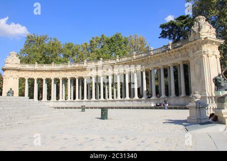 Parque del Buen Retiro, Madrid Banque D'Images