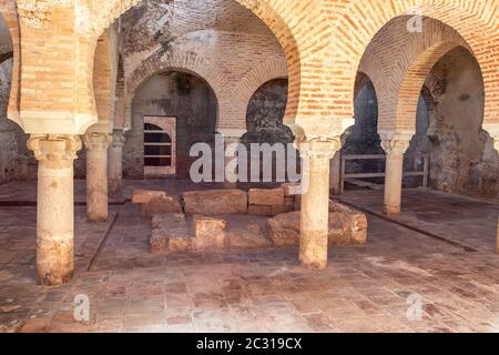 Bains arabes dans la ville historique de Jaen, Espagne Banque D'Images