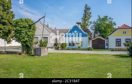 Un paysage idyllique à Apetlon, une ville dans une zone nommée Burgenland en Autriche Banque D'Images