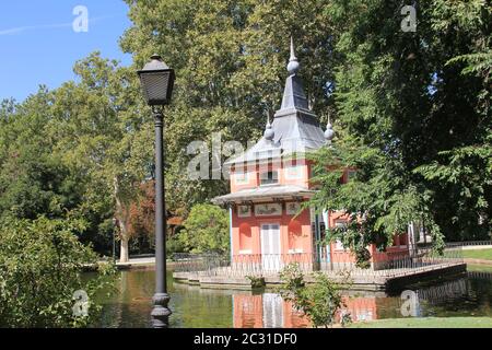 Parque del Buen Retiro, Madrid Banque D'Images