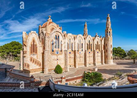 Sanctuaire de Santa Maria Magdalena, Novelda, Alicante, Espagne. Banque D'Images