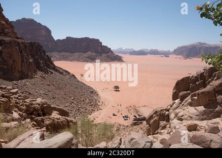 Wadi Rum, Jordanie Banque D'Images