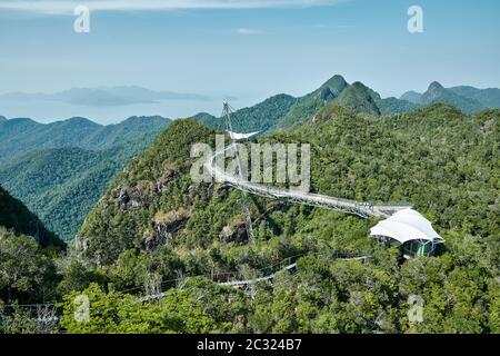 Pont aérien de l'île de Langkawi, Malaisie Banque D'Images