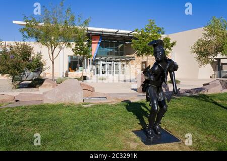 « The Dancer » au musée d'art et d'histoire d'Albuquerque, Nouveau-Mexique, États-Unis Banque D'Images